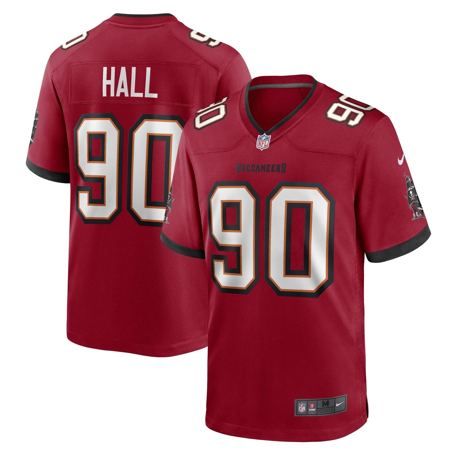 Logan Hall Tampa Bay Buccaneers Nike Game Jersey - Red