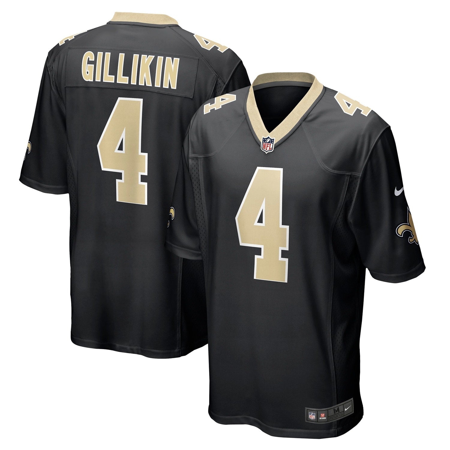 Blake Gilikin New Orleans Saints Nike Game Jersey - Black