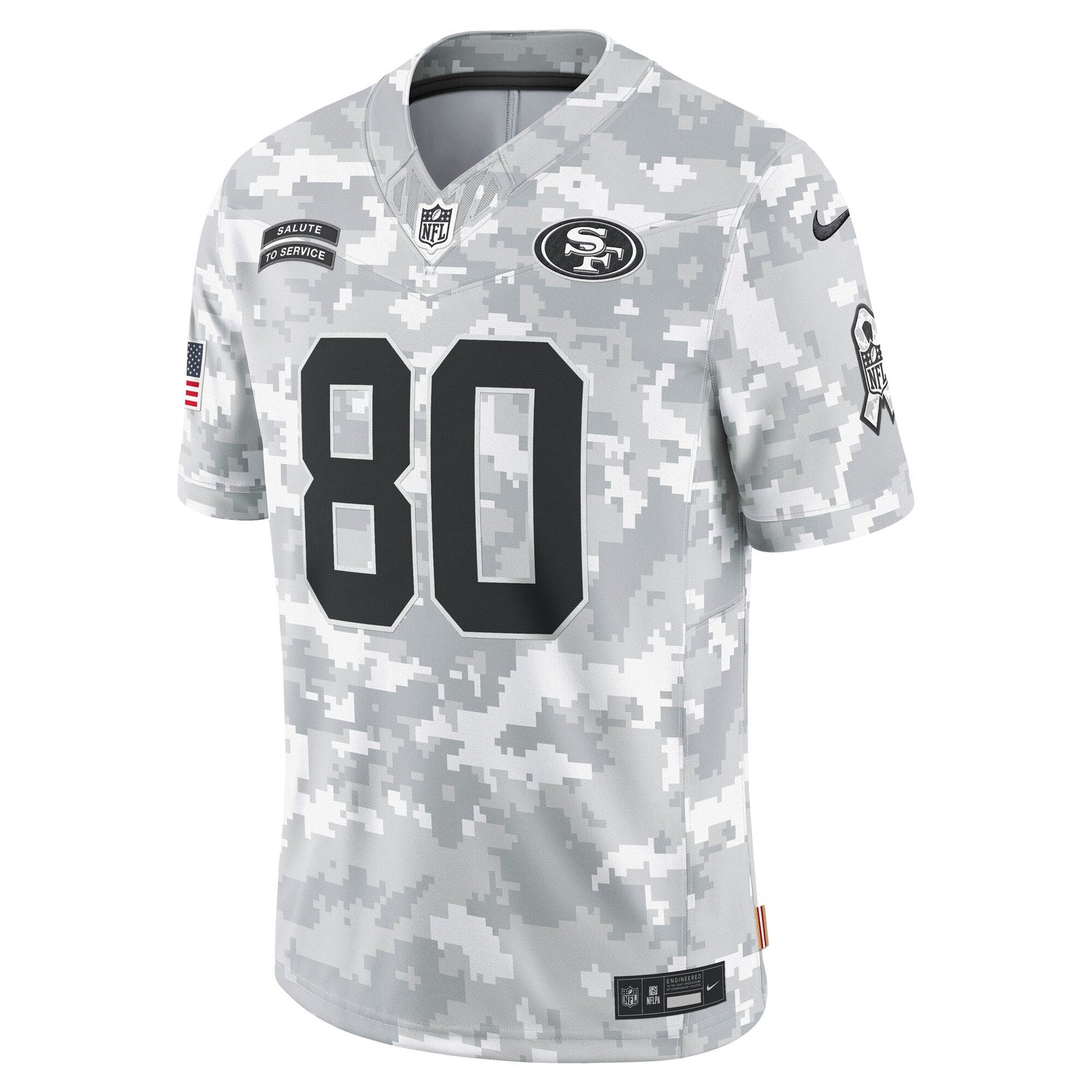 Jerry Rice San Francisco 49ers Nike 2024 Salute to Service Retired Limited Jersey - Arctic Camo
