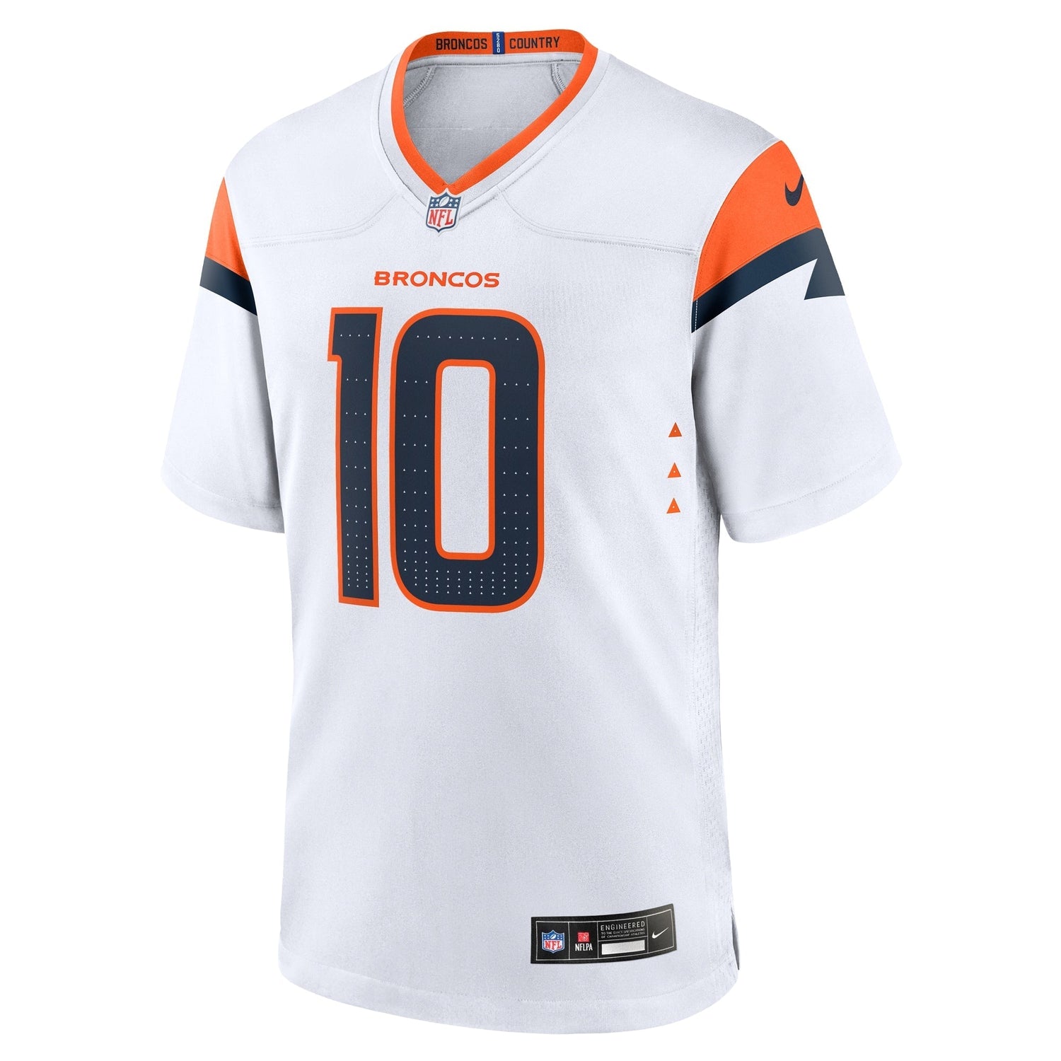 Bo Nix Denver Broncos Nike Game Jersey - White