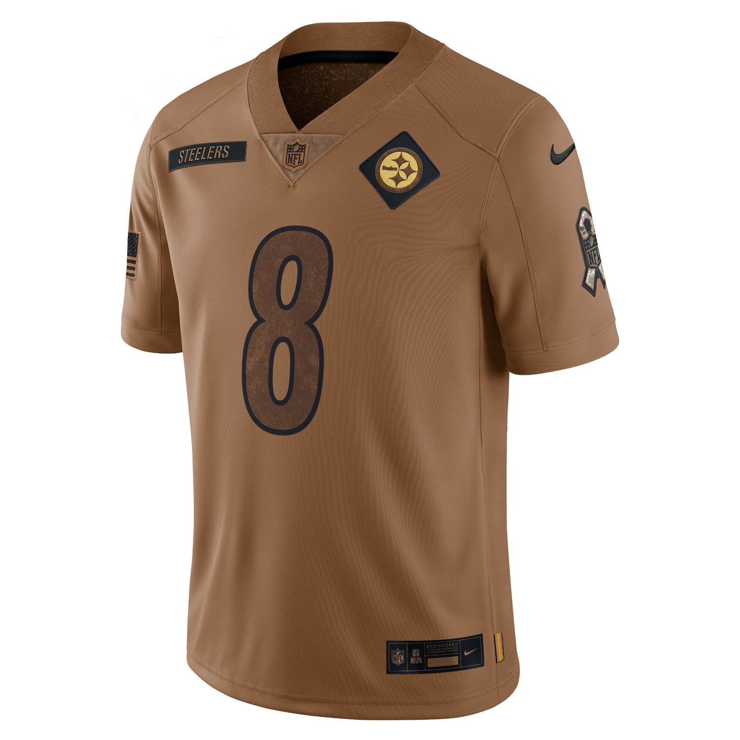 Kenny Pickett Pittsburgh Steelers Nike Salute To Service Limited Jersey - Brown
