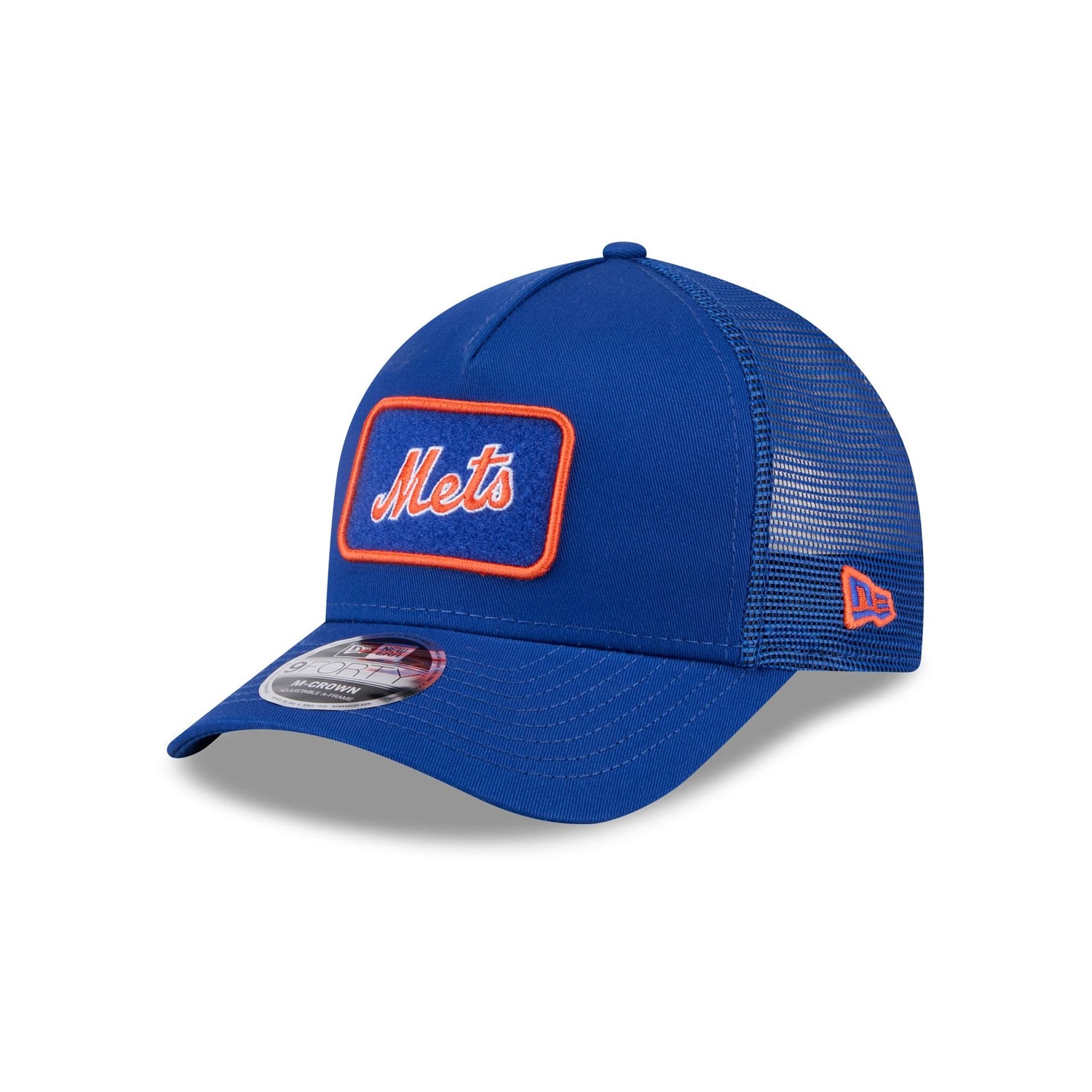 New York Mets Tonal Patch 9FORTY M-Crown A-Frame Trucker Hat