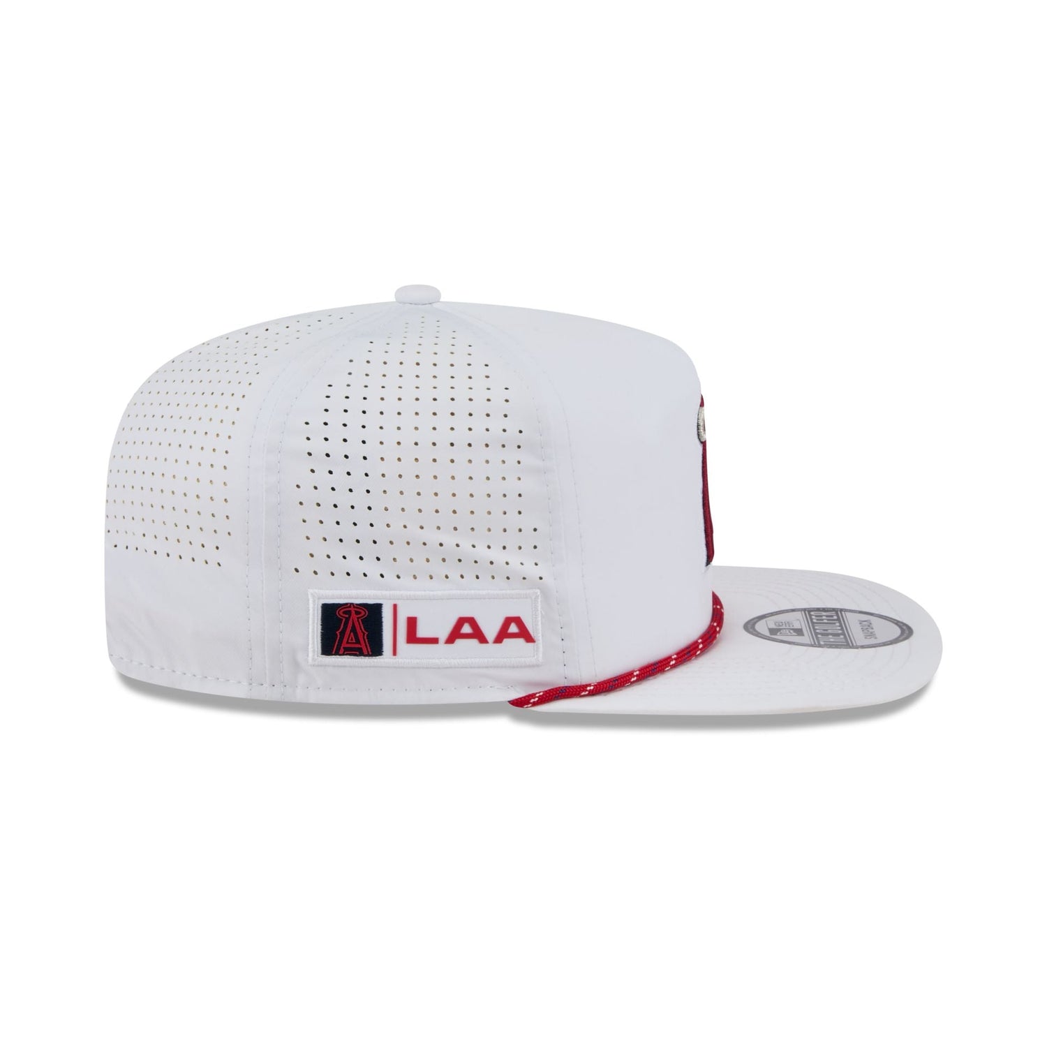 Los Angeles Angels Optic White Performance Rope Golfer Hat