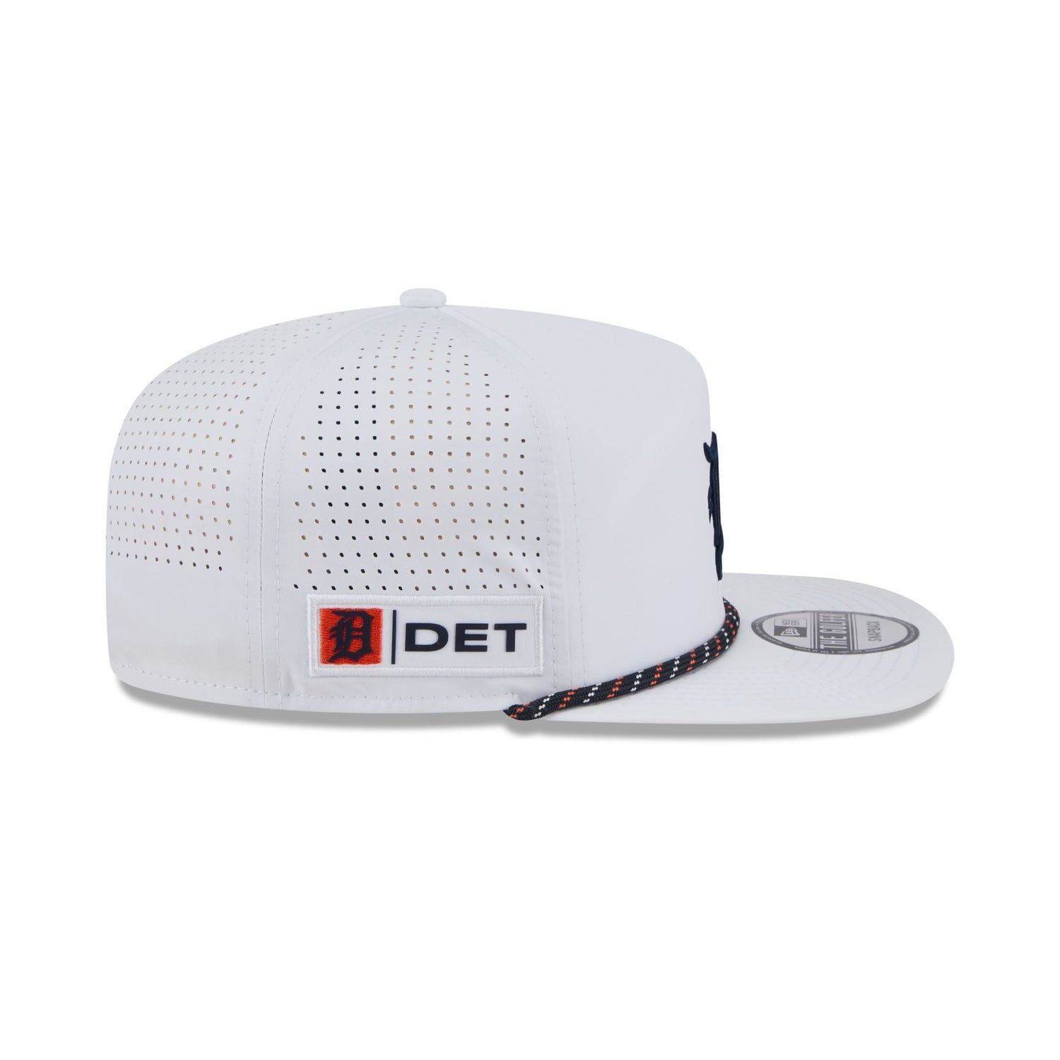 Detroit Tigers Optic White Performance Rope Golfer Hat