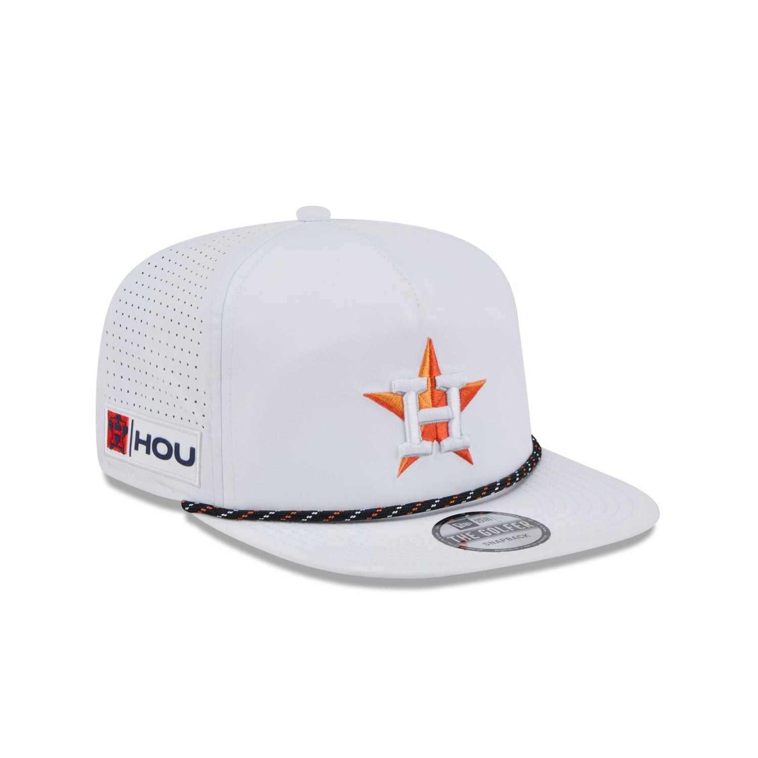 Houston Astros Optic White Performance Rope Golfer Hat