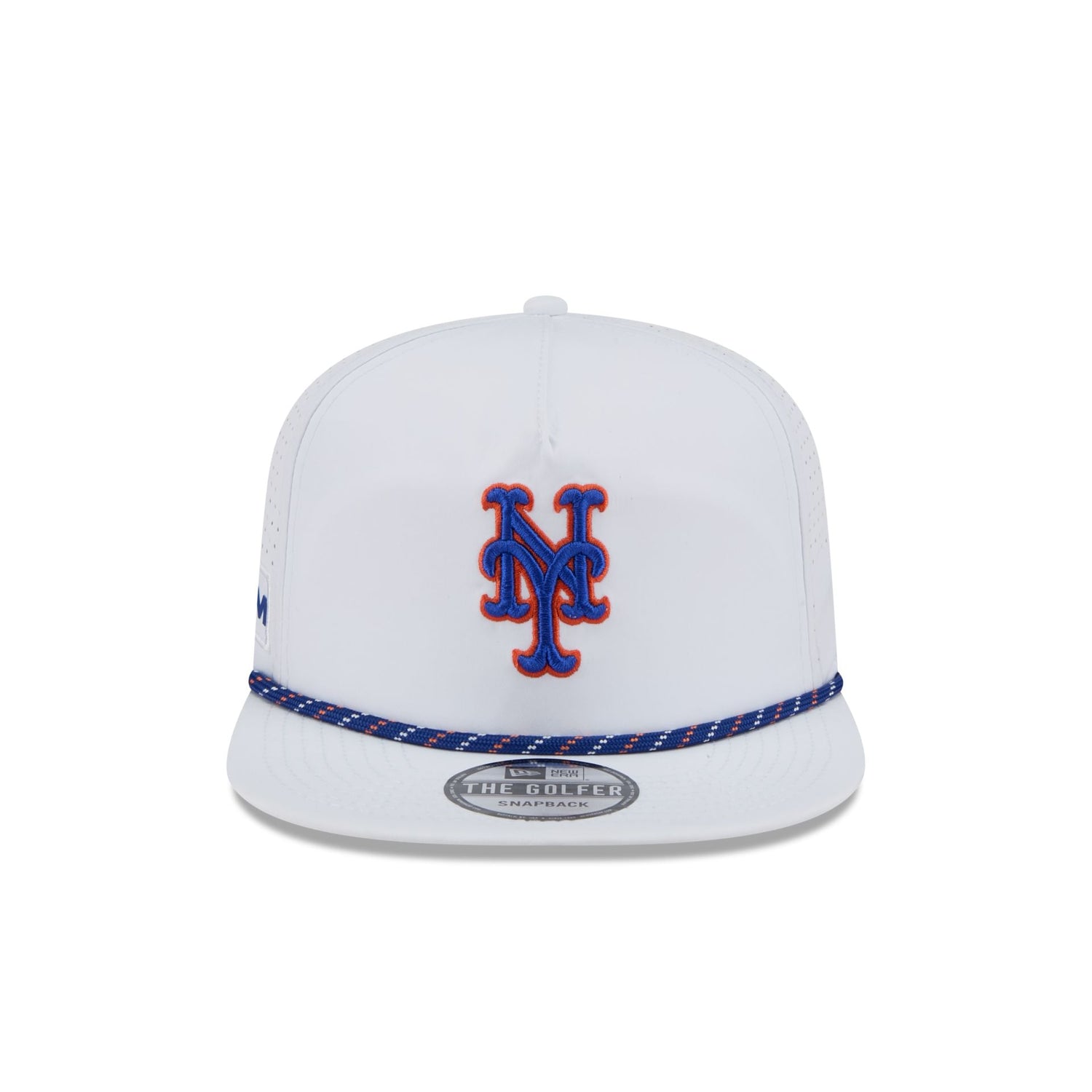 New York Mets Optic White Performance Rope Golfer Hat