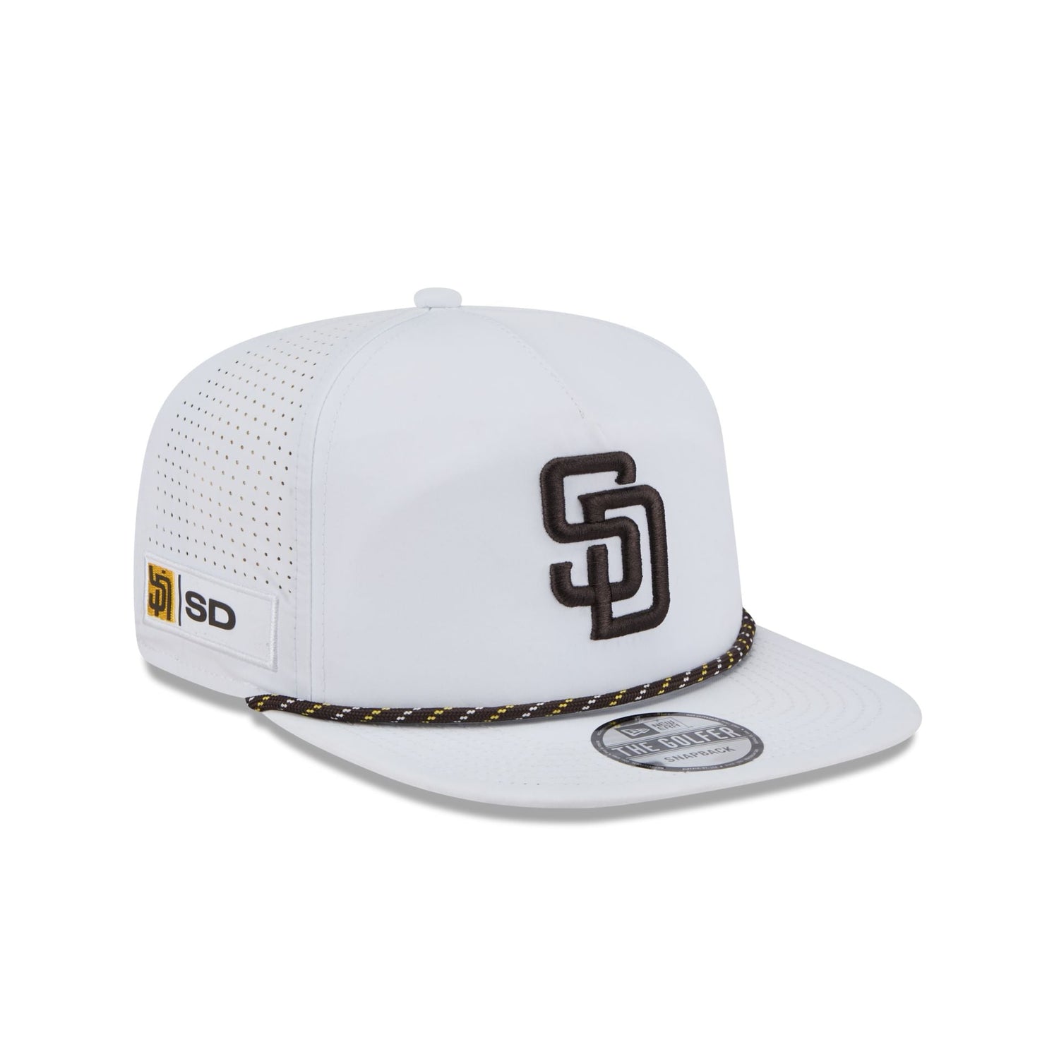 San Diego Padres Optic White Performance Rope Golfer Hat