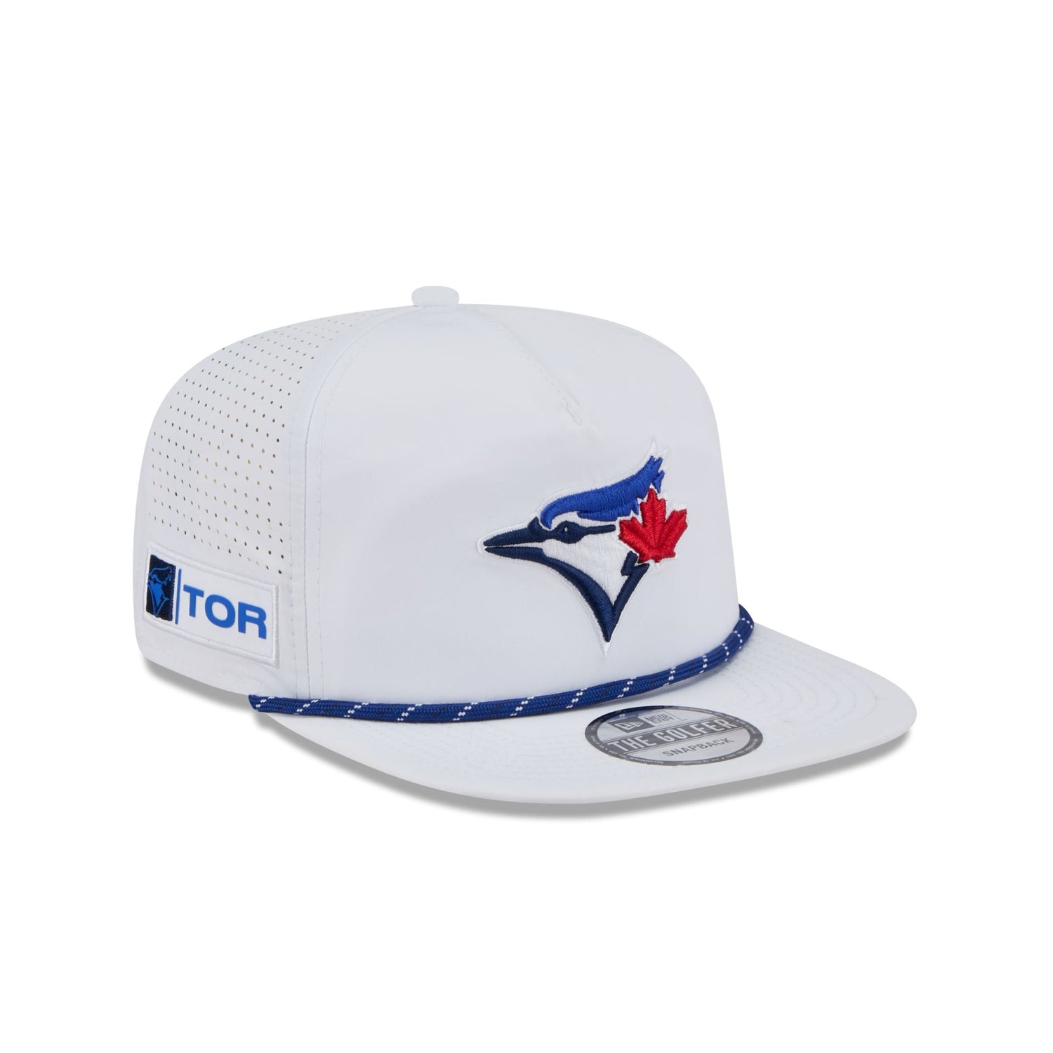 Toronto Blue Jays Optic White Performance Rope Golfer Hat
