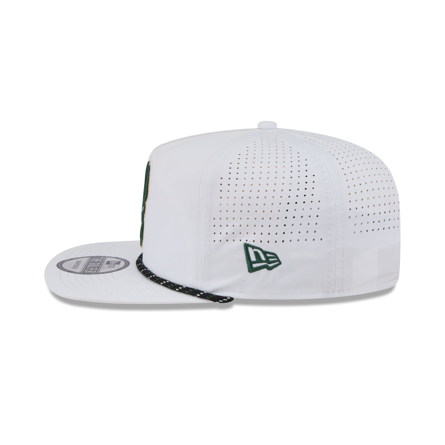 Milwaukee Bucks Optic White Performance Rope Golfer Hat