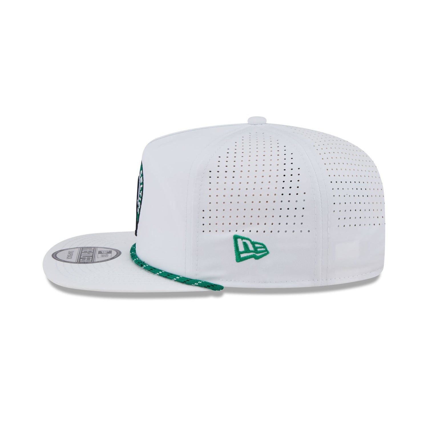 Boston Celtics Optic White Performance Rope Golfer Hat