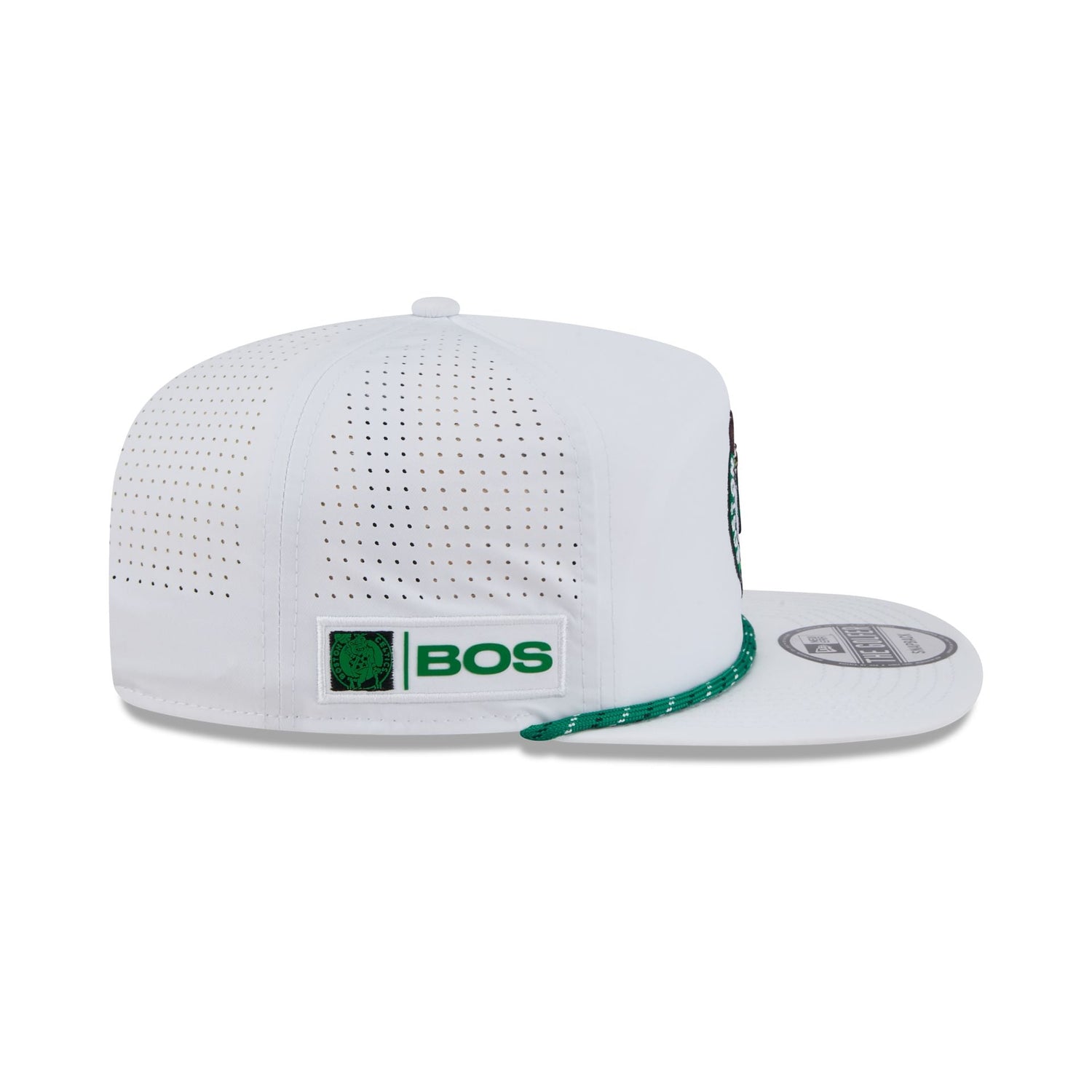 Boston Celtics Optic White Performance Rope Golfer Hat