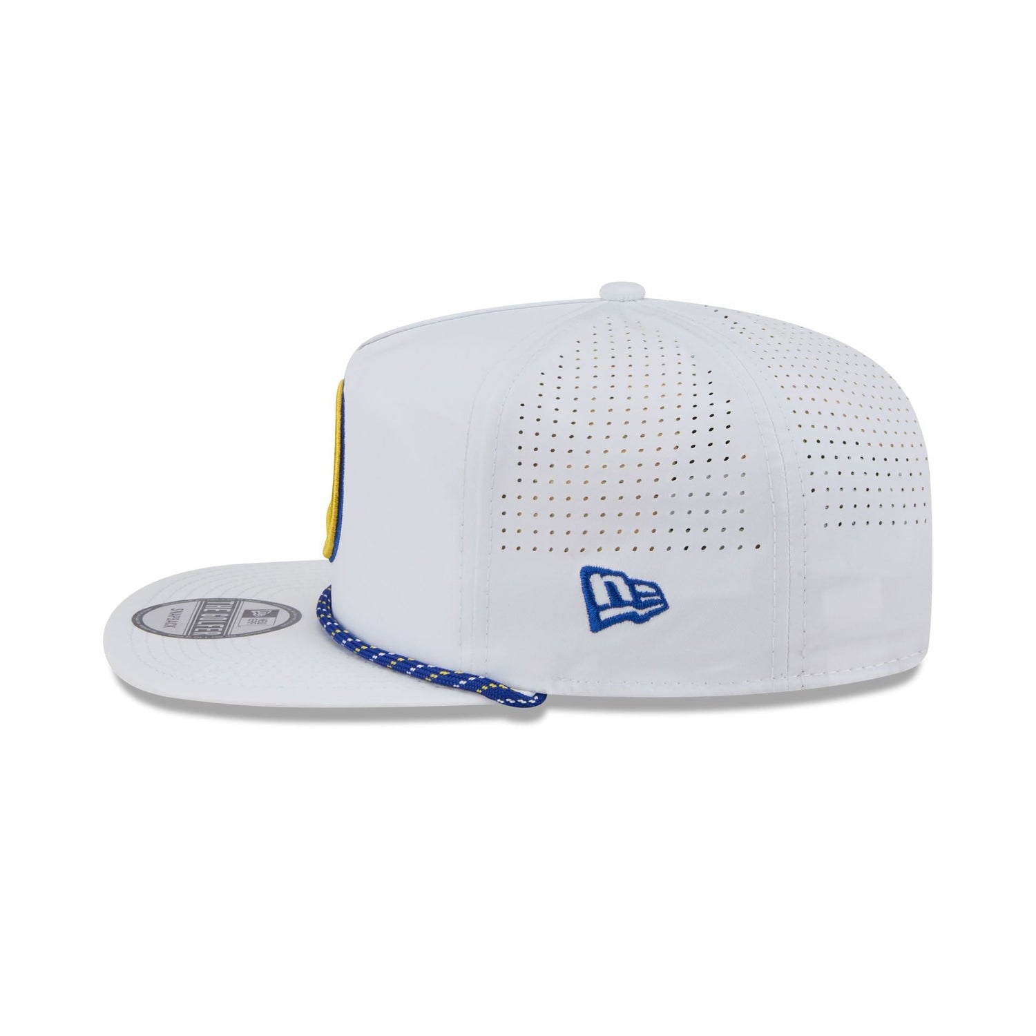 Golden State Warriors Optic White Performance Rope Golfer Hat