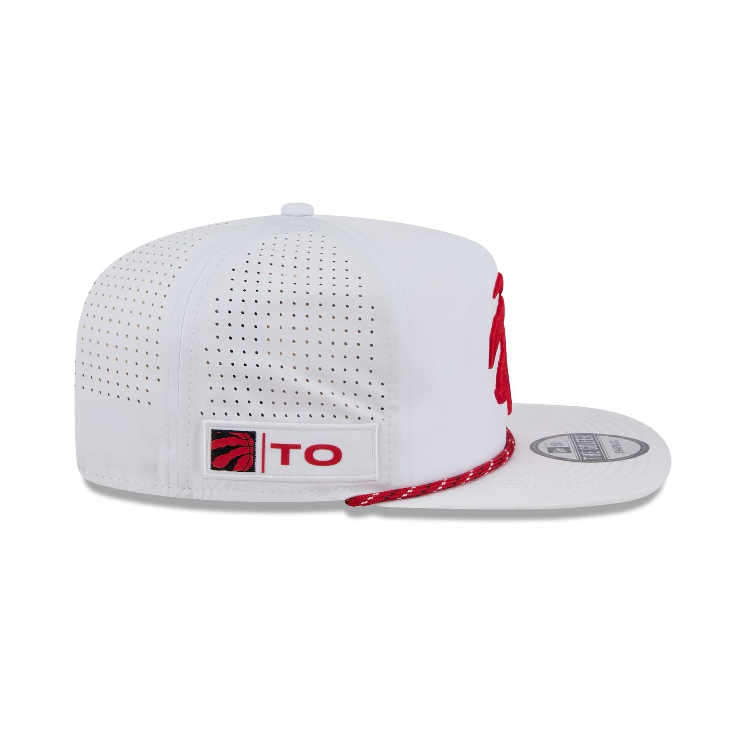 Toronto Raptors Optic White Performance Rope Golfer Hat
