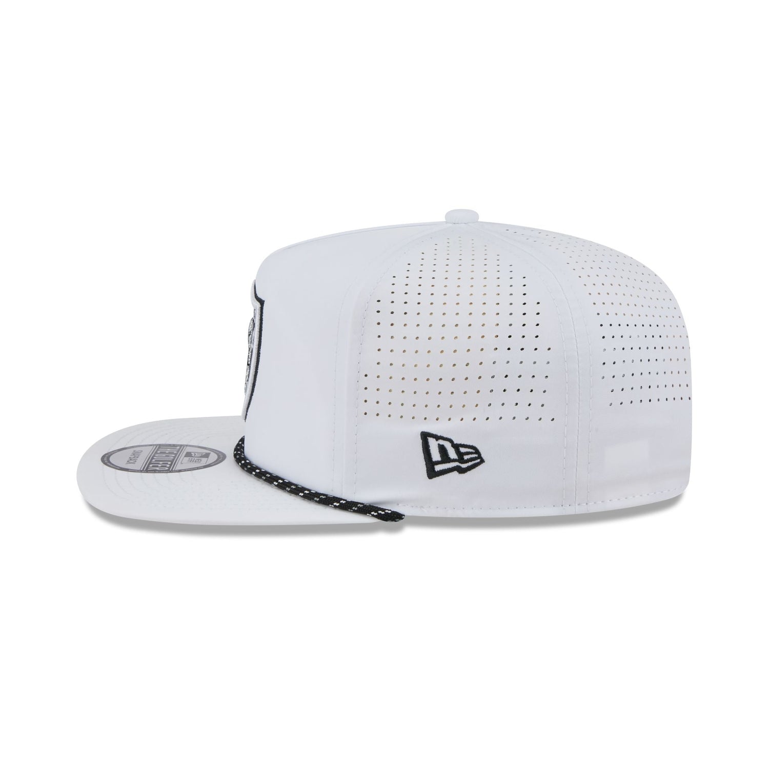 Las Vegas Raiders Optic White Performance Rope Golfer Hat