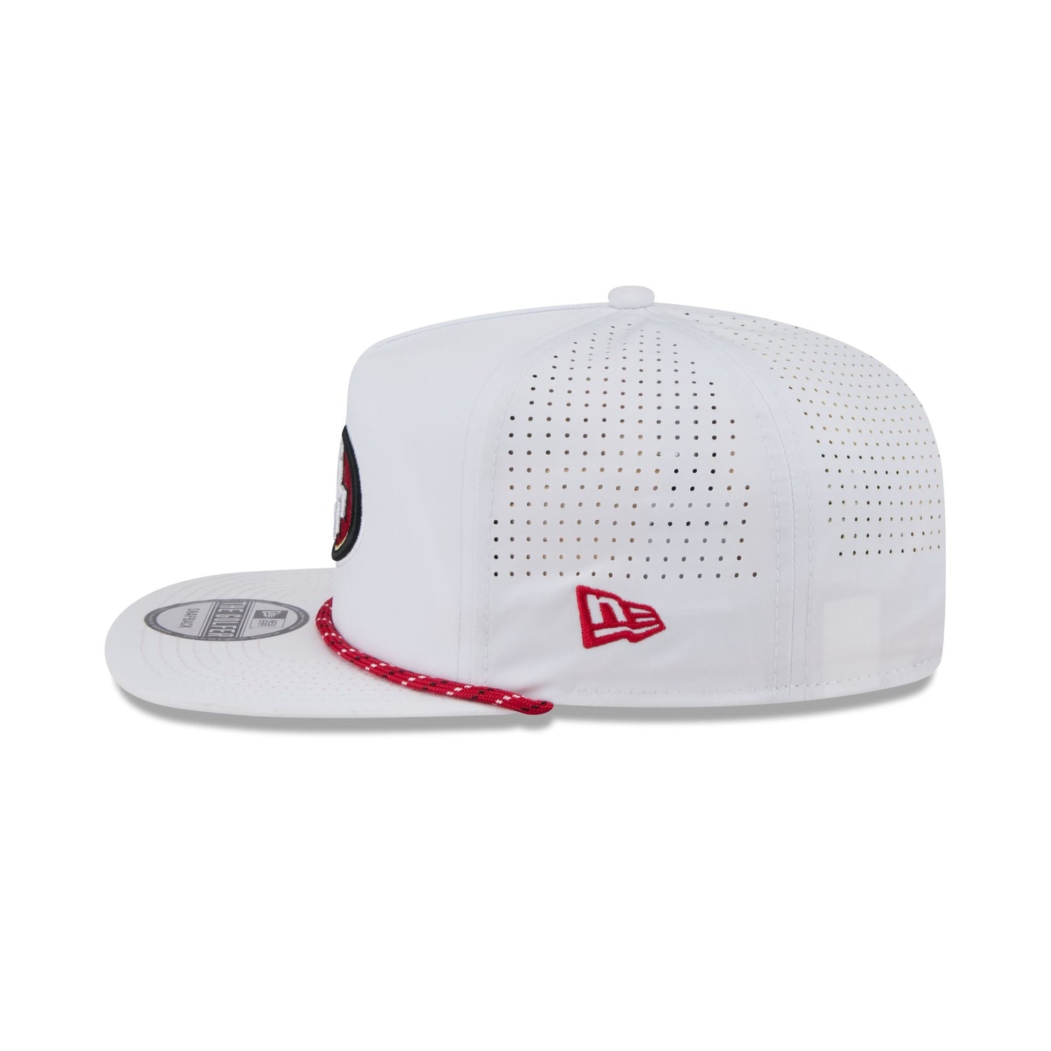 San Francisco 49ers Optic White Performance Rope Golfer Hat