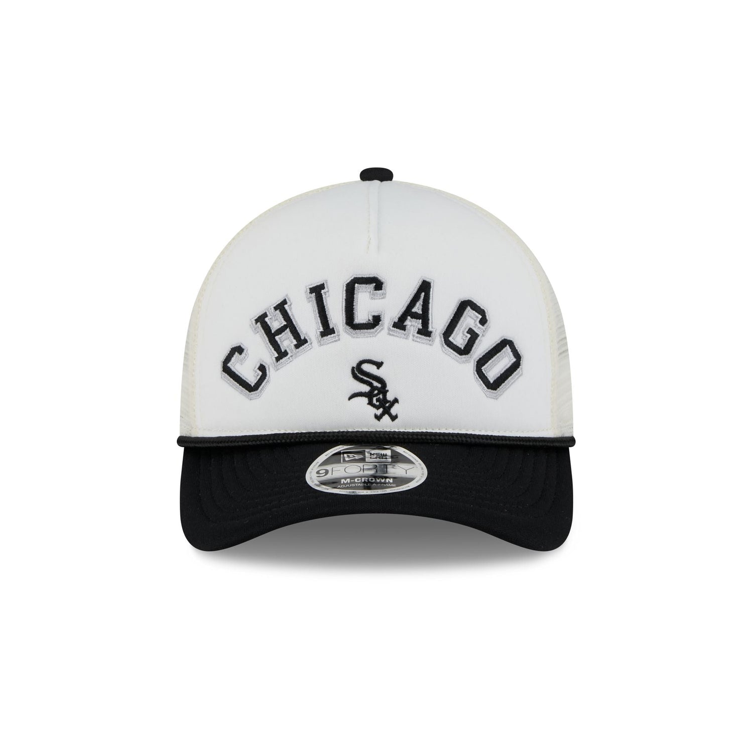 Chicago White Sox Chrome Arch 9FORTY M-Crown A-Frame Trucker Hat