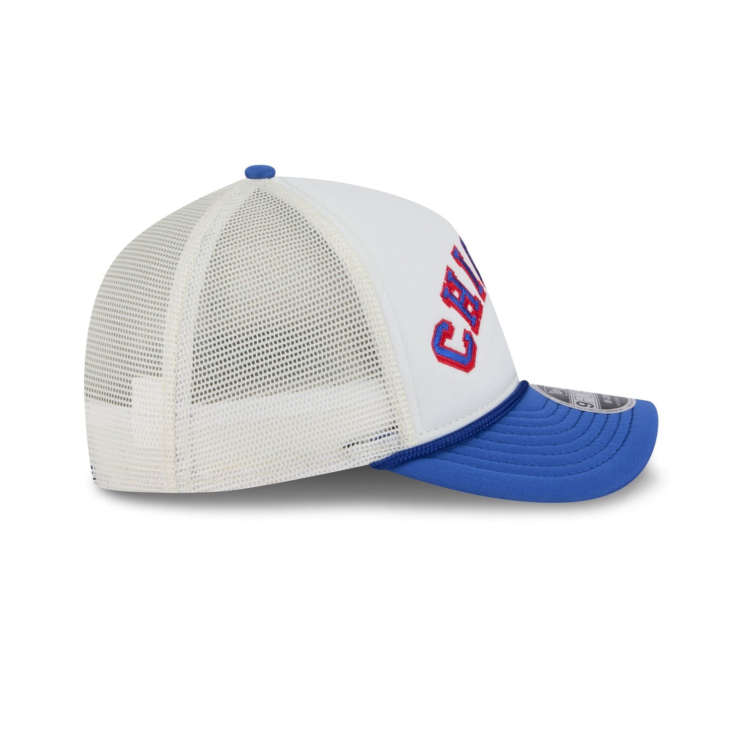 Chicago Cubs Chrome Arch 9FORTY M-Crown A-Frame Trucker Hat