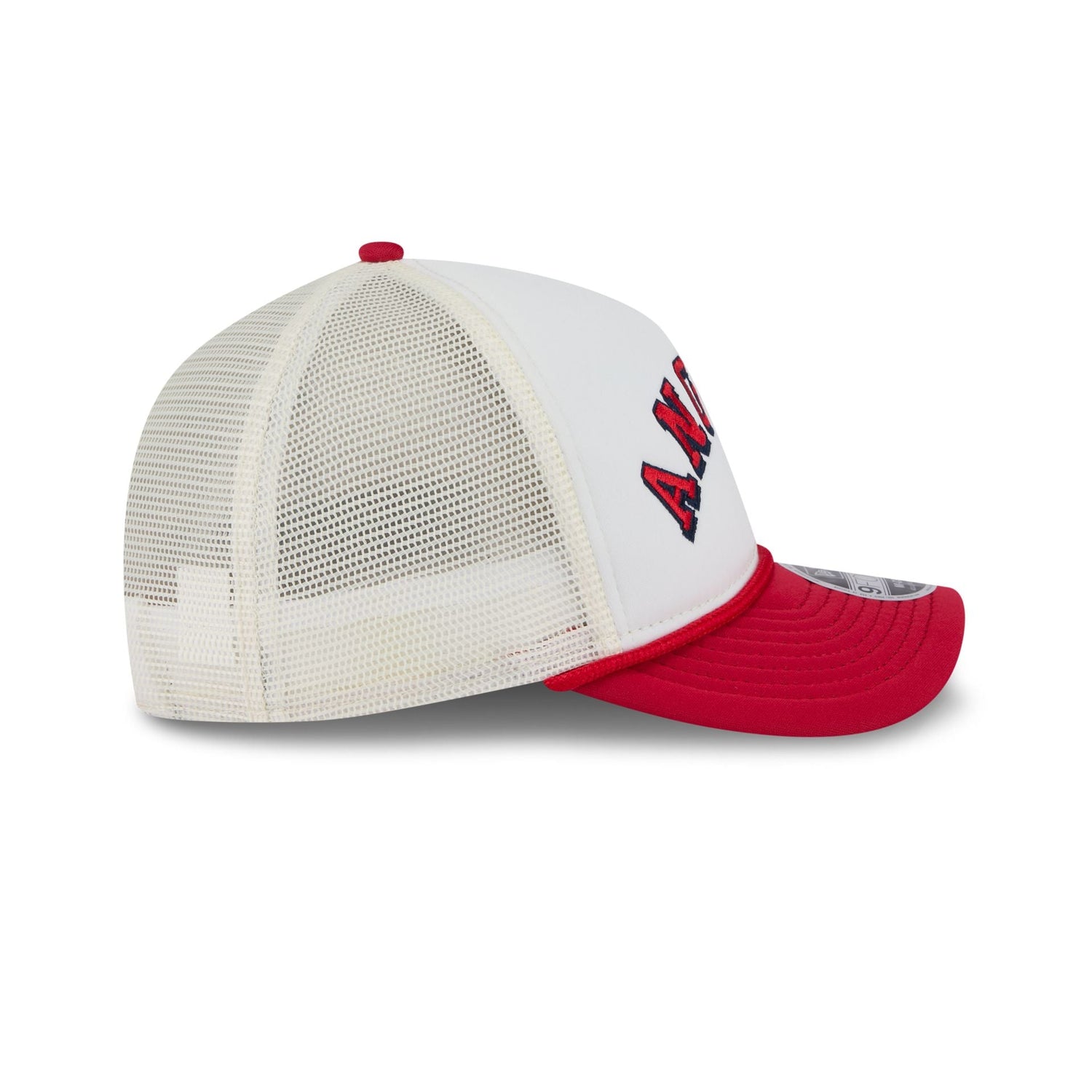 Los Angeles Angels Chrome Arch 9FORTY M-Crown A-Frame Trucker Hat