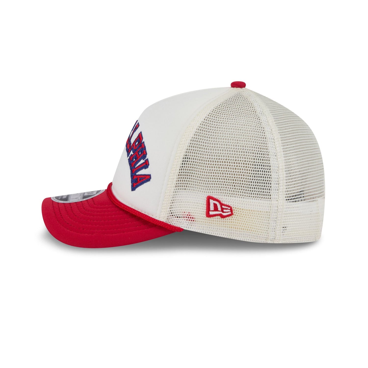 Philadelphia Phillies Chrome Arch 9FORTY M-Crown A-Frame Trucker Hat