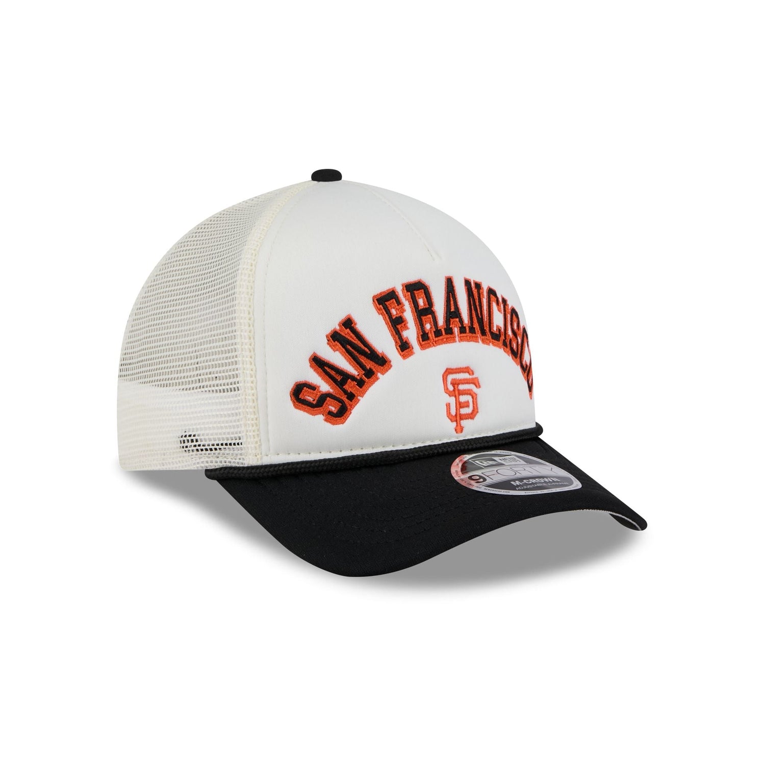 San Francisco Giants Chrome Arch 9FORTY M-Crown A-Frame Trucker Hat