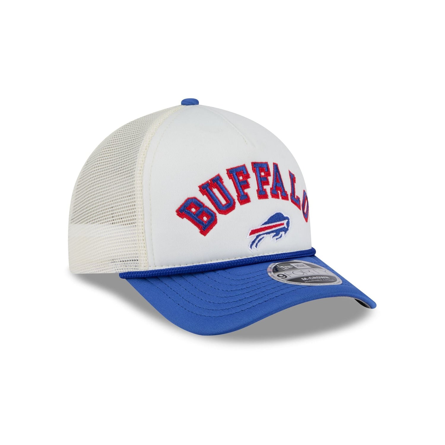 Buffalo Bills Chrome Arch 9FORTY M-Crown A-Frame Trucker Hat