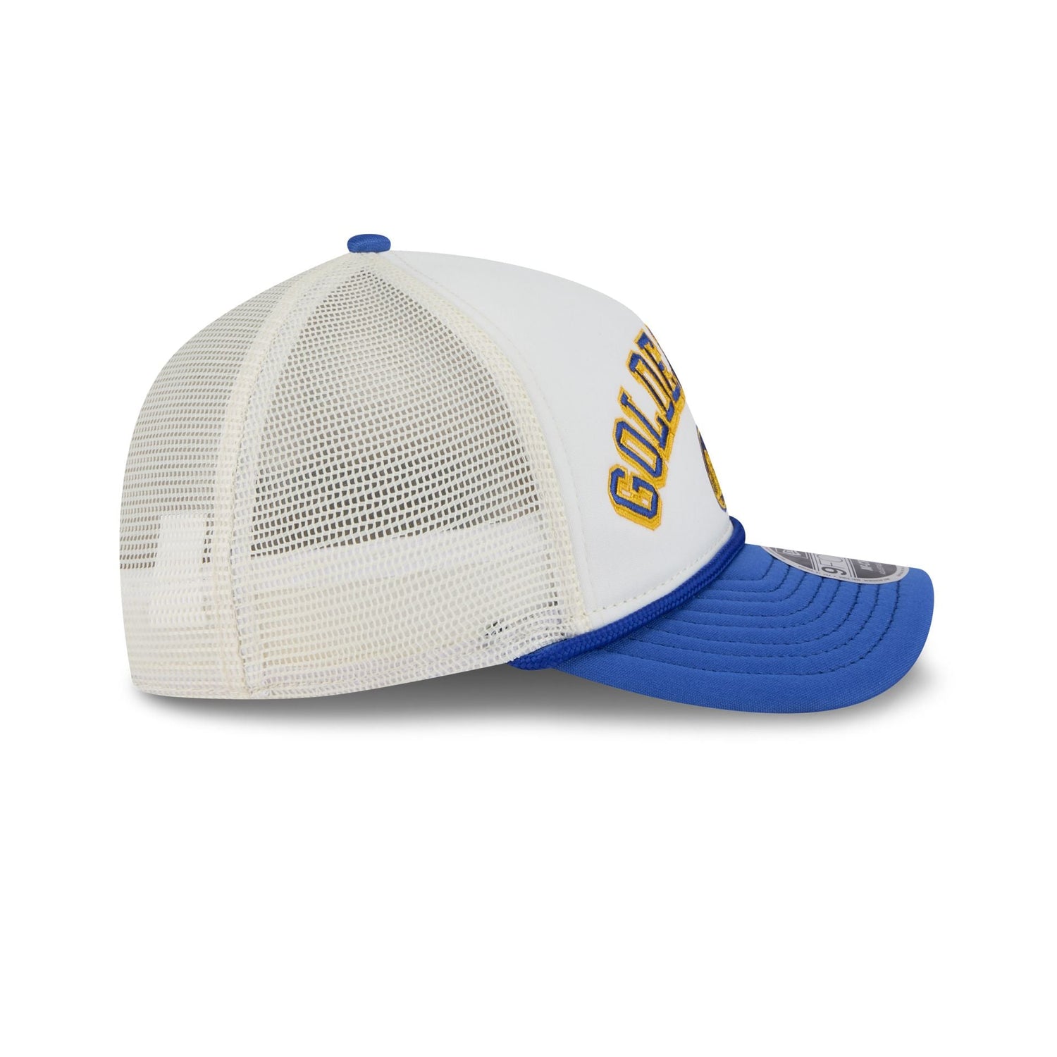 Golden State Warriors Chrome Arch 9FORTY M-Crown A-Frame Trucker Hat