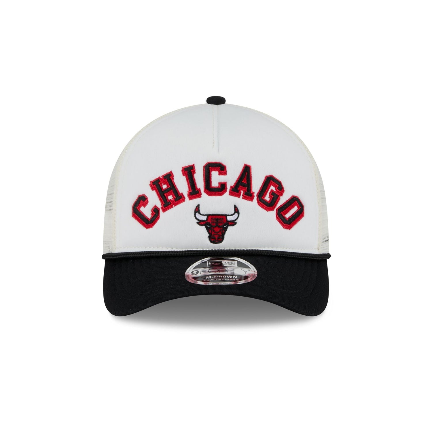 Chicago Bulls Chrome Arch 9FORTY M-Crown A-Frame Trucker Hat