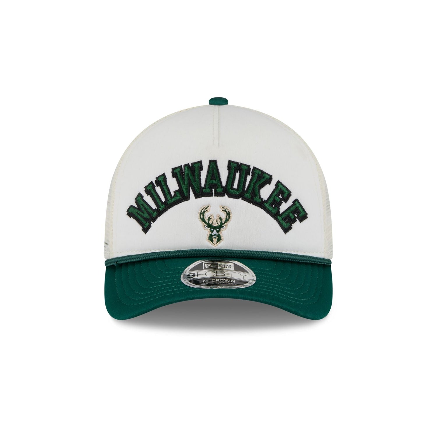 Milwaukee Bucks Chrome Arch 9FORTY M-Crown A-Frame Trucker Hat