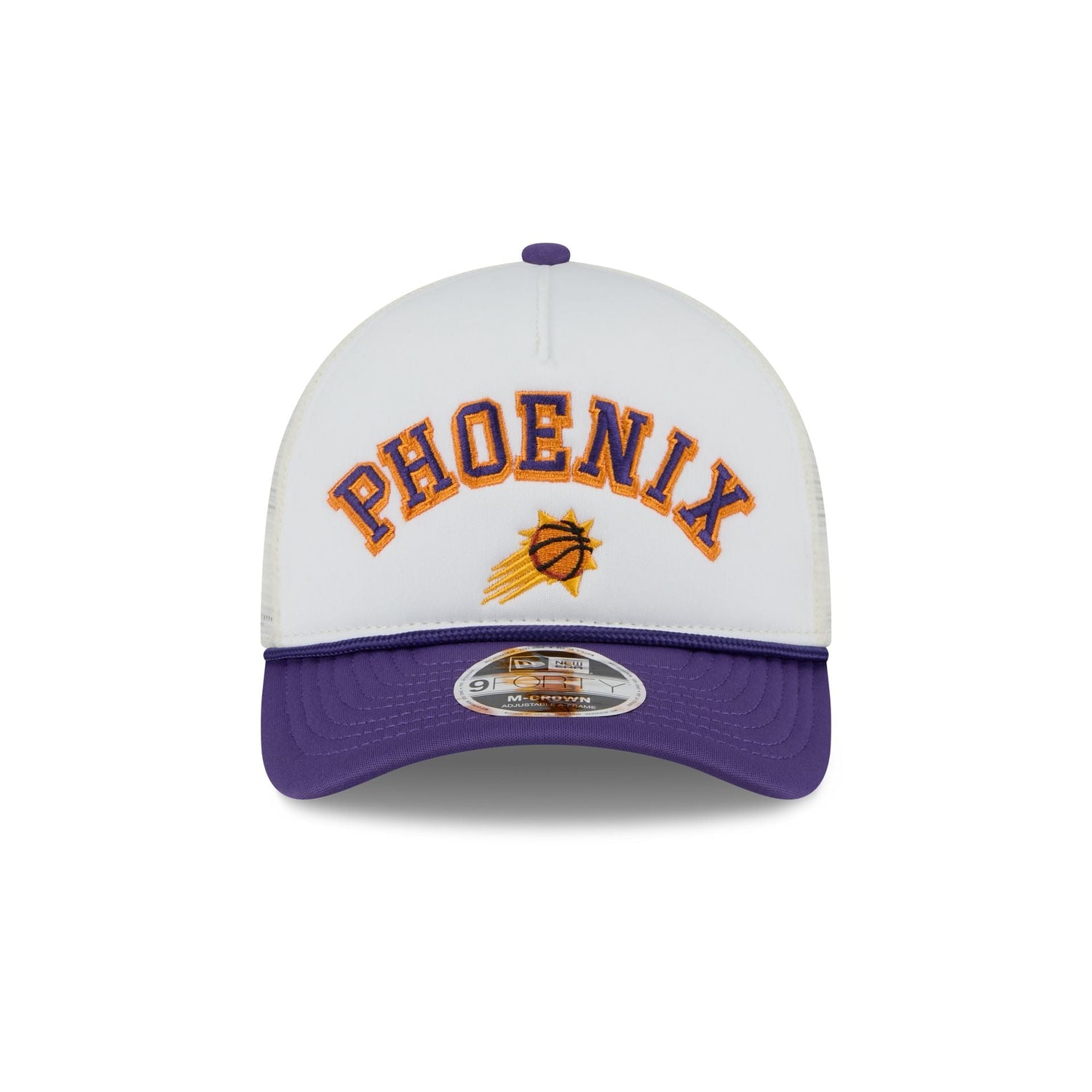 Phoenix Suns Chrome Arch 9FORTY M-Crown A-Frame Trucker Hat