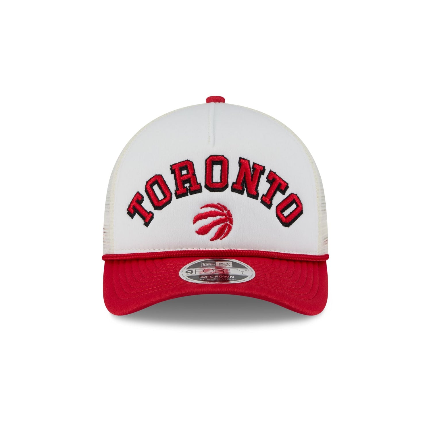 Toronto Raptors Chrome Arch 9FORTY M-Crown A-Frame Trucker Hat