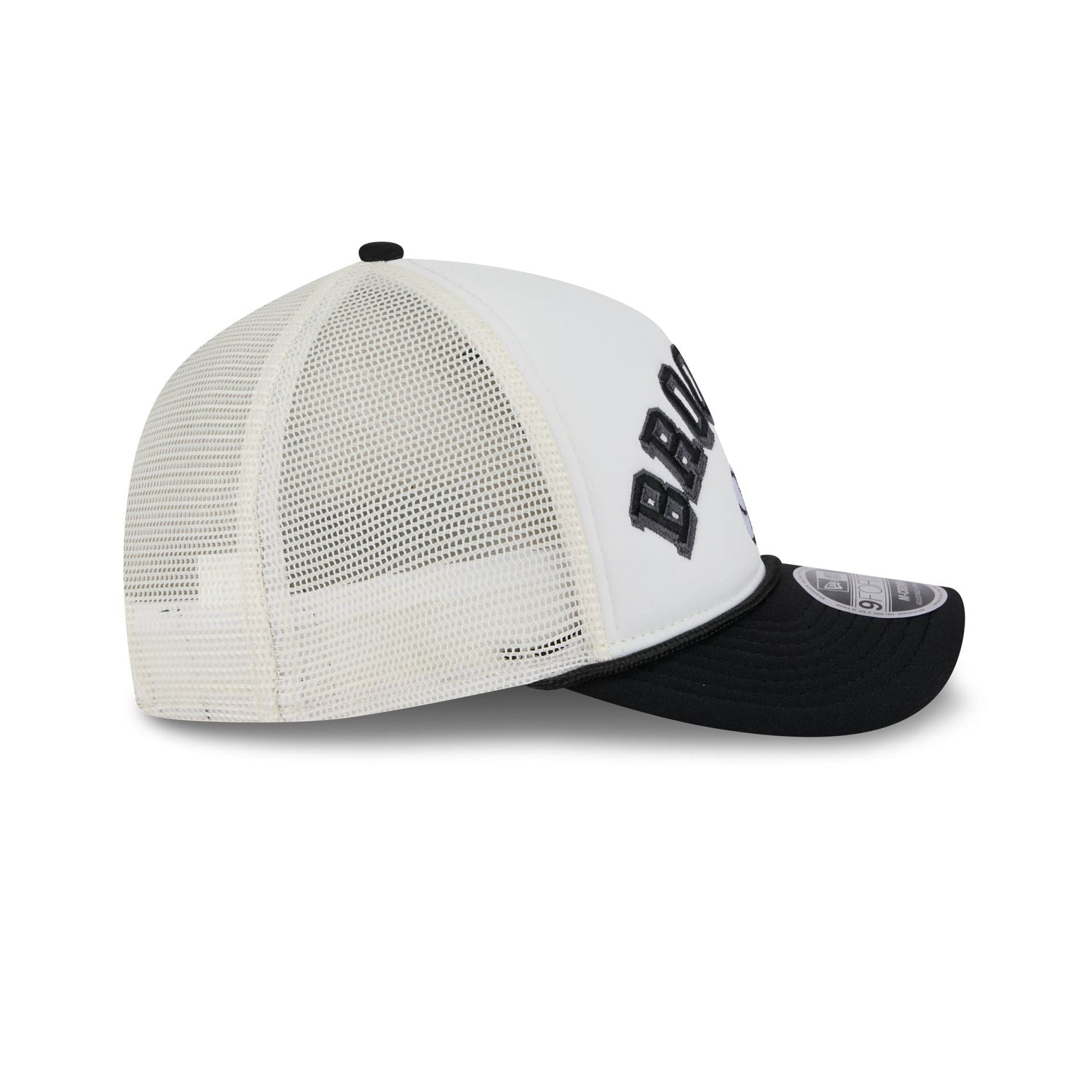 Brooklyn Nets Chrome Arch 9FORTY M-Crown A-Frame Trucker Hat