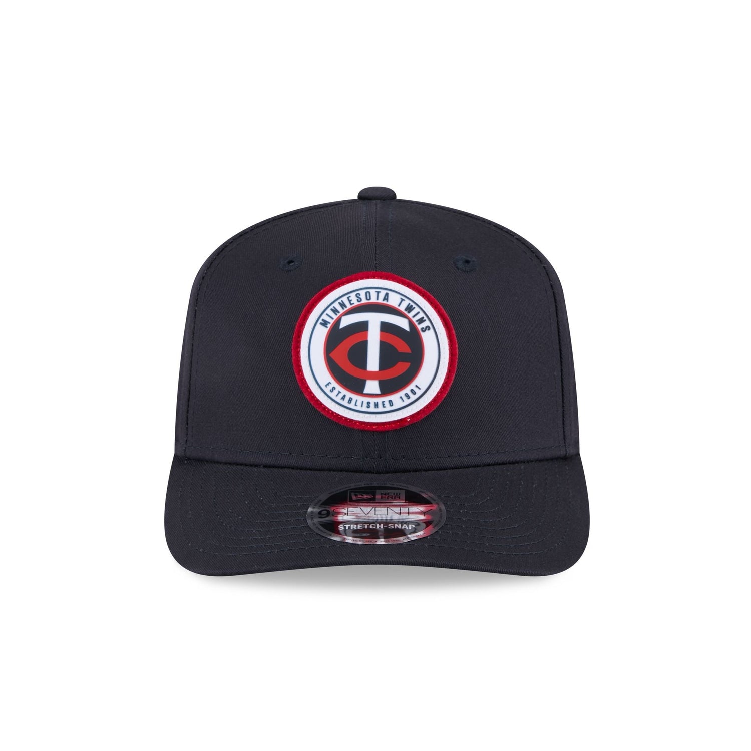 Minnesota Twins Circle Patch 9SEVENTY Stretch-Snap Hat
