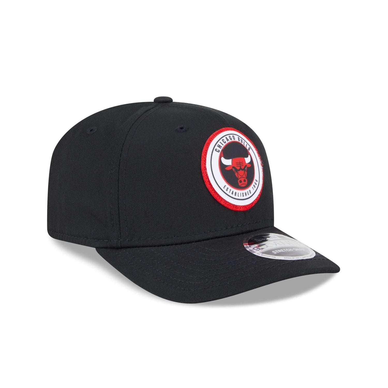 Chicago Bulls Circle Patch 9SEVENTY Stretch-Snap Hat