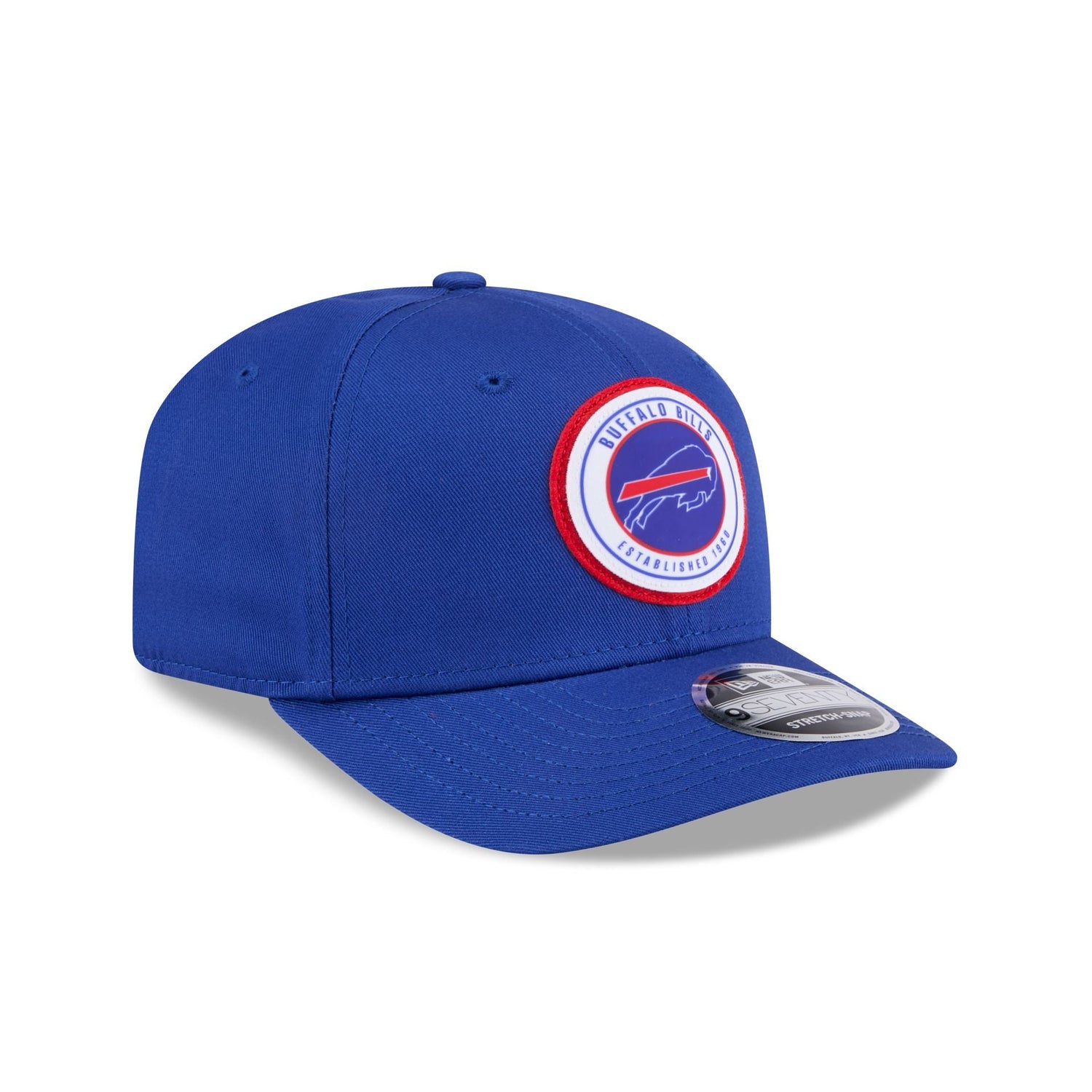 Buffalo Bills Circle Patch 9SEVENTY Stretch-Snap Hat