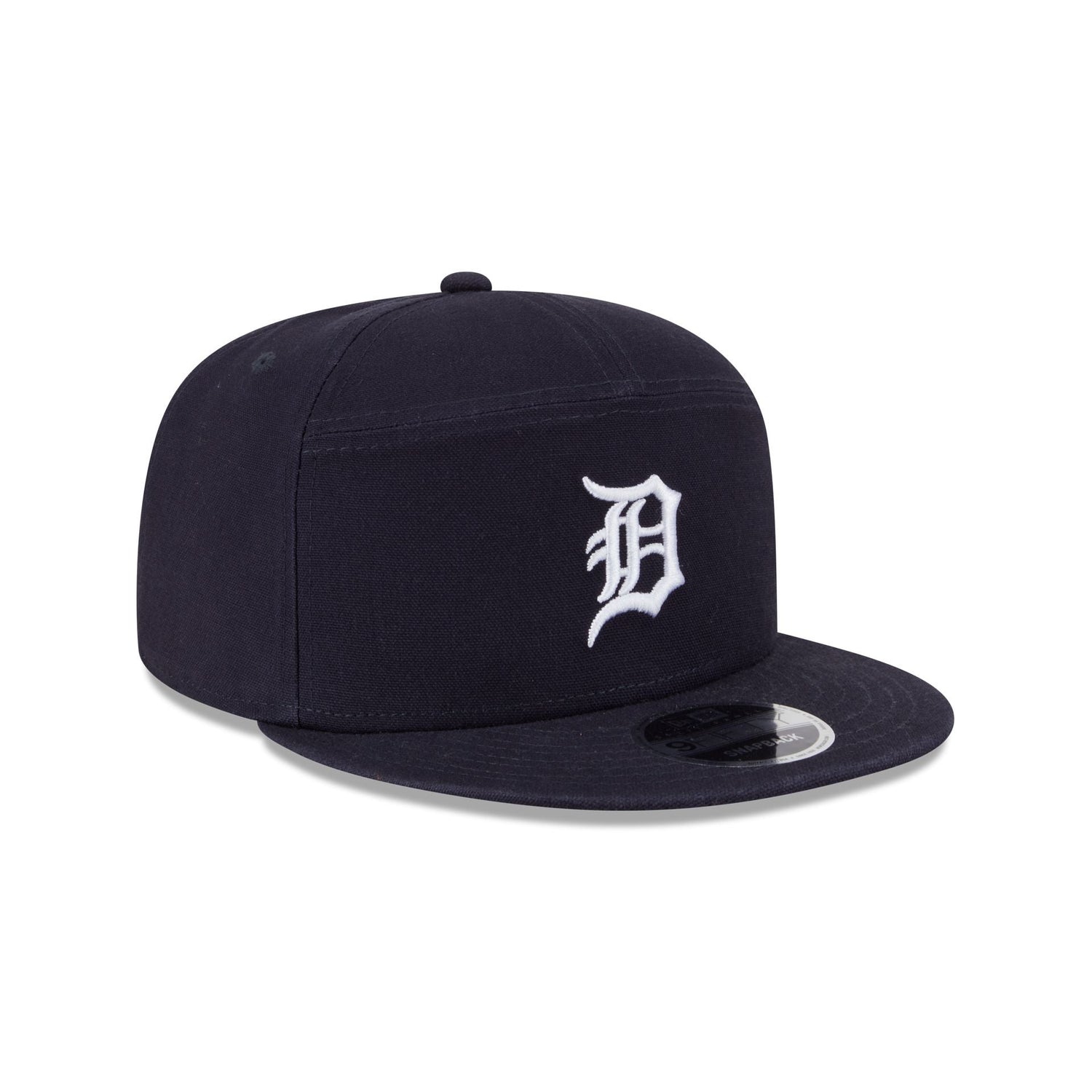 Detroit Tigers Cotton Canvas Split Panel 9FIFTY Trucker Hat