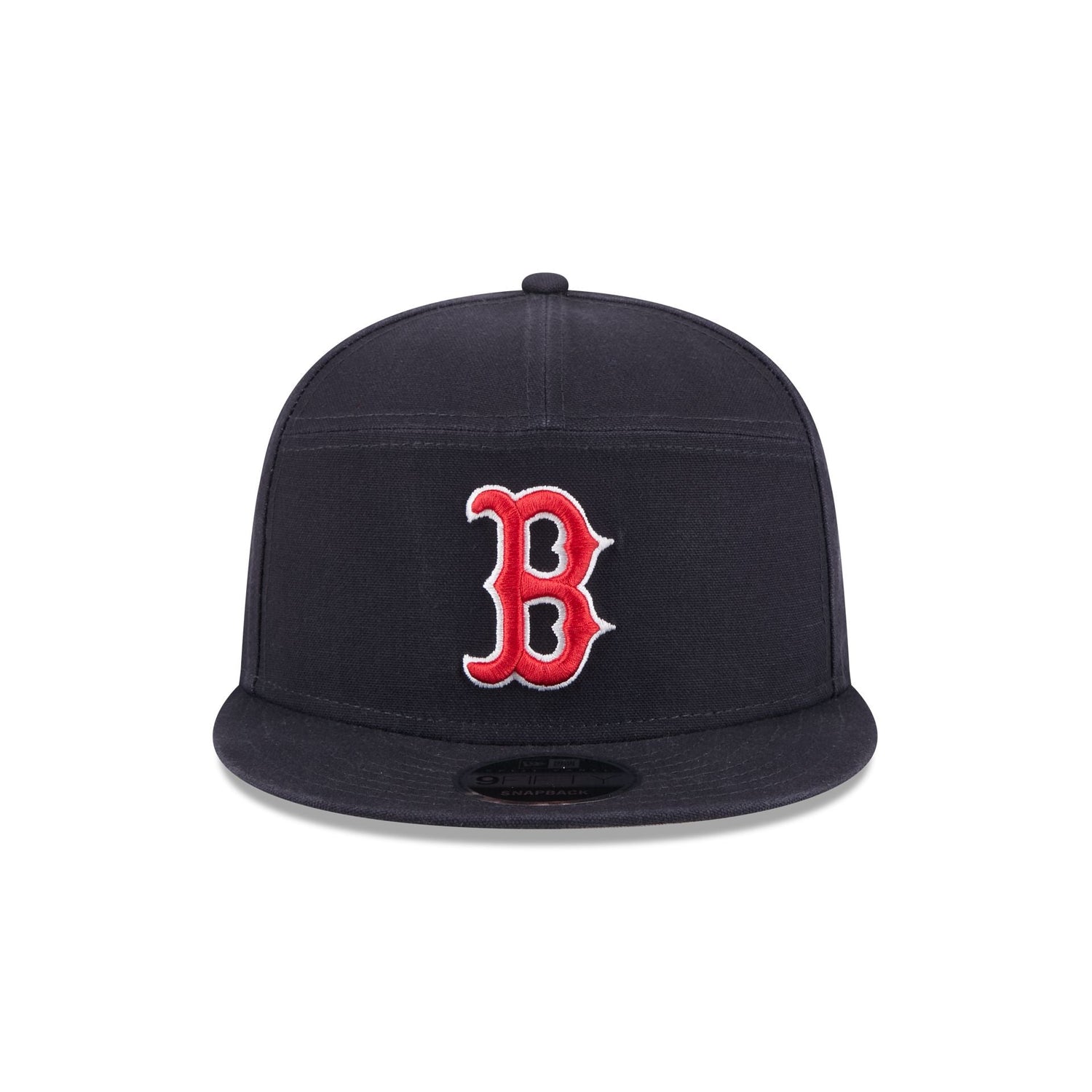 Boston Red Sox Cotton Canvas Split Panel 9FIFTY Trucker Hat