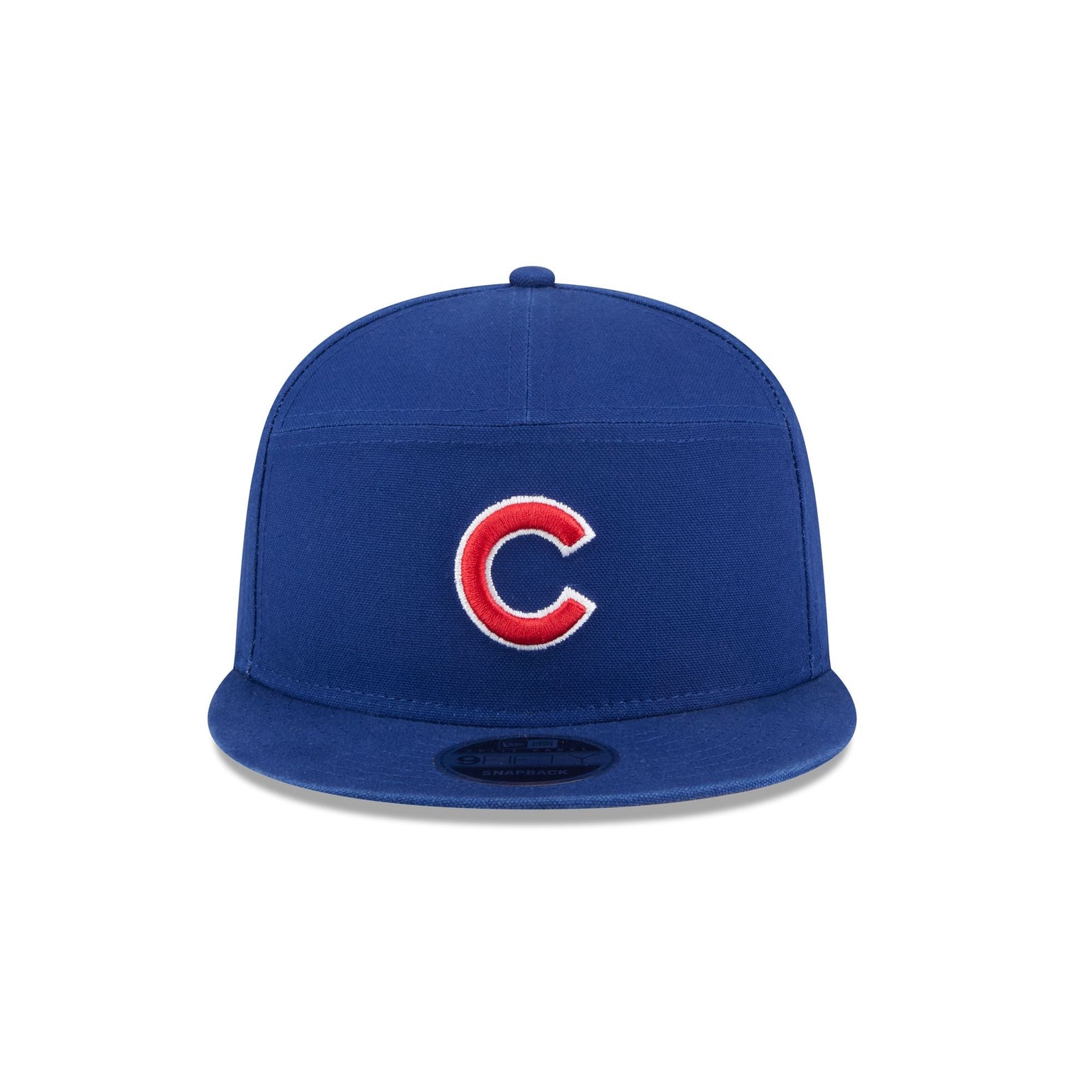 Chicago Cubs Cotton Canvas Split Panel 9FIFTY Trucker Hat