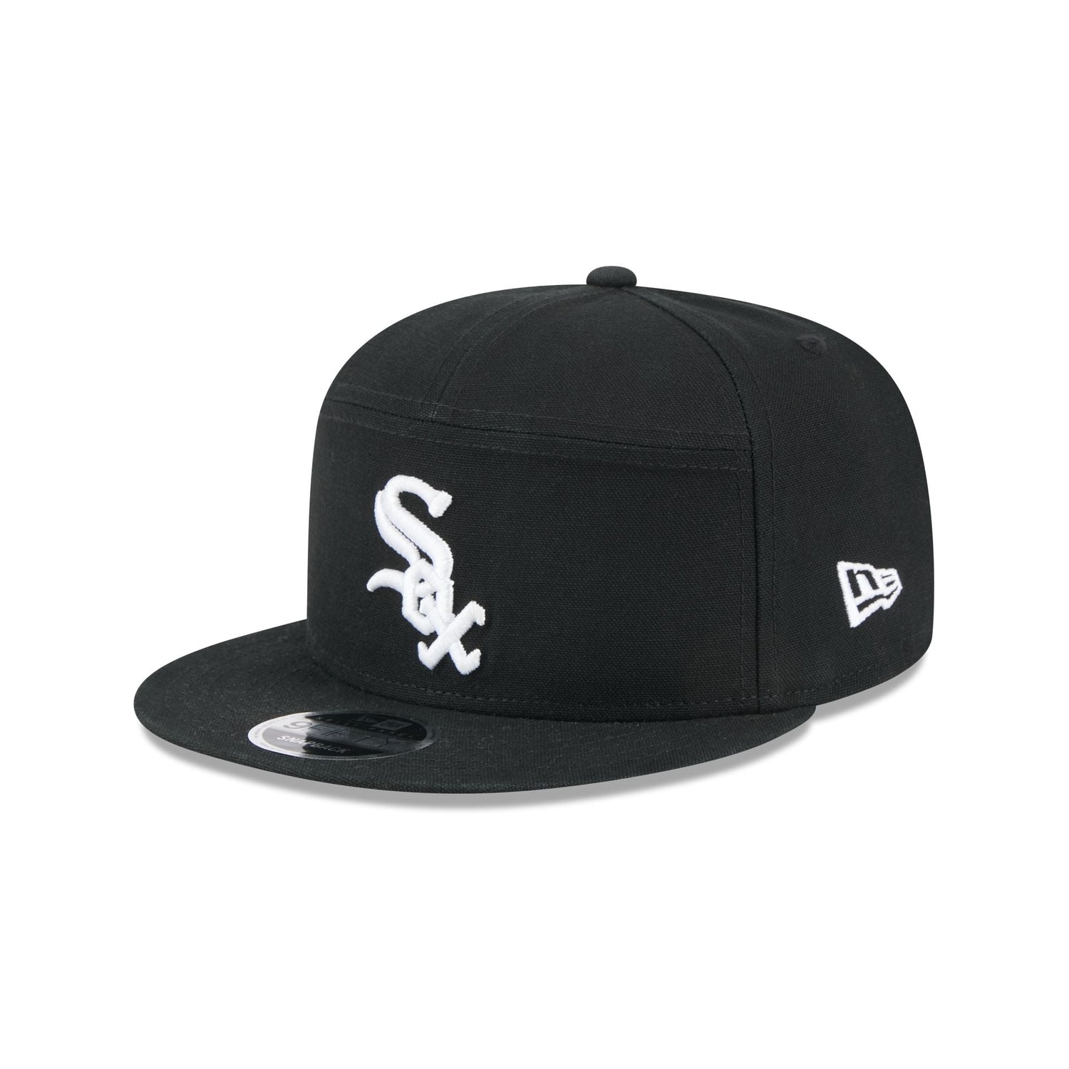 Chicago White Sox Cotton Canvas Split Panel 9FIFTY Trucker Hat