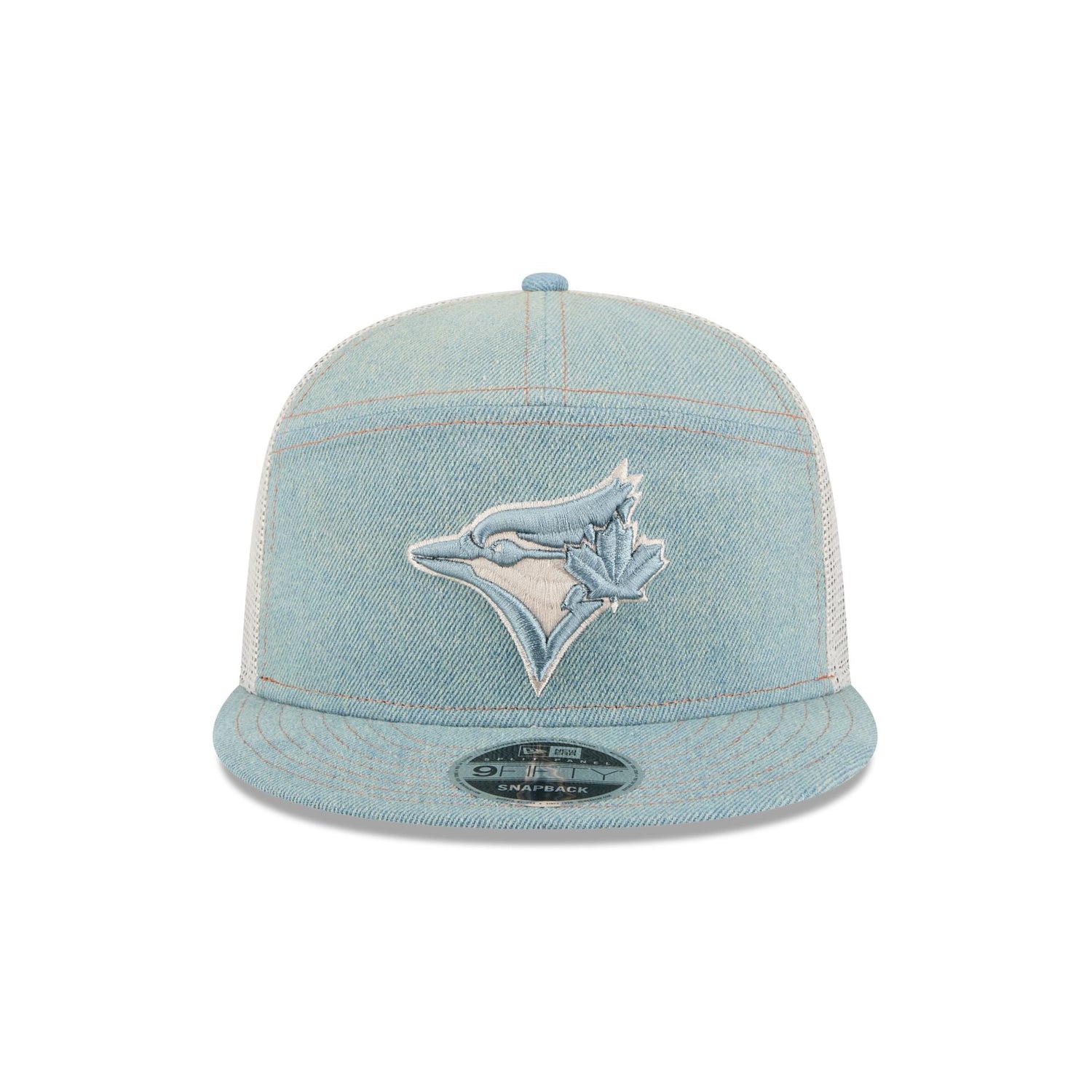 Toronto Blue Jays Denim Split Panel 9FIFTY Trucker Hat