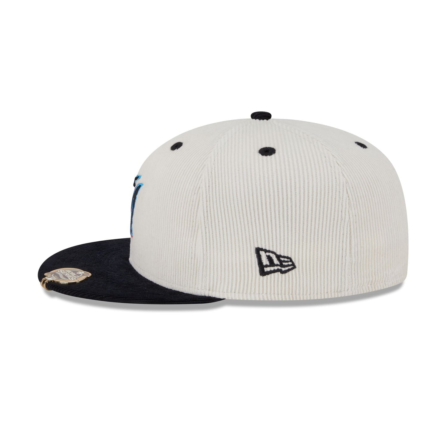 Miami Marlins Two Tone Cord 59FIFTY Fitted Hat