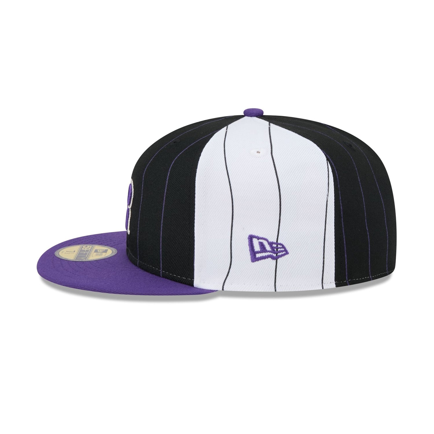 Colorado Rockies Pinstripe League Pin 59FIFTY Fitted Hat