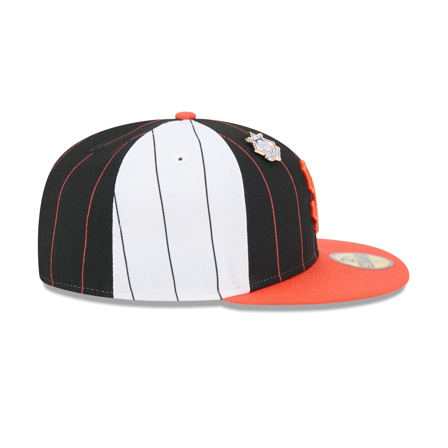 San Francisco Giants Pinstripe League Pin 59FIFTY Fitted Hat