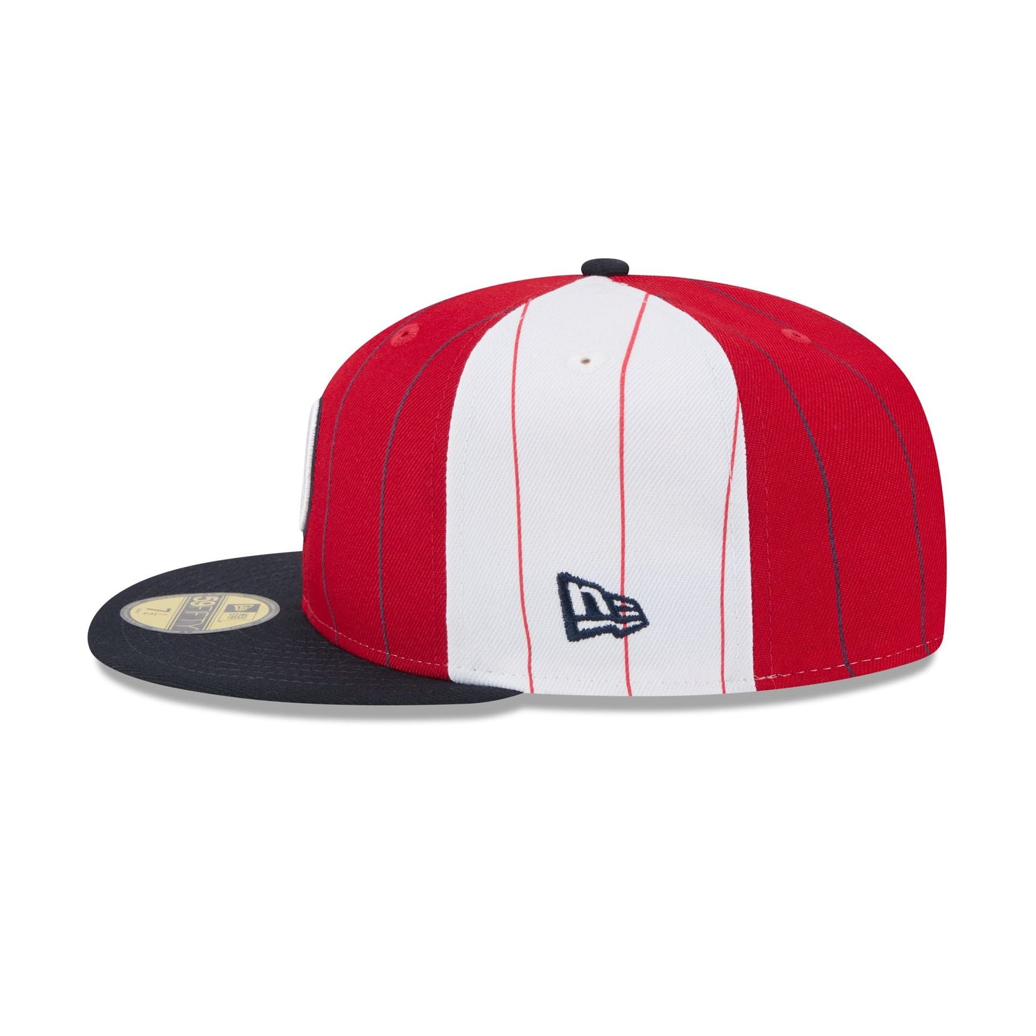 Washington Nationals Pinstripe League Pin 59FIFTY Fitted Hat