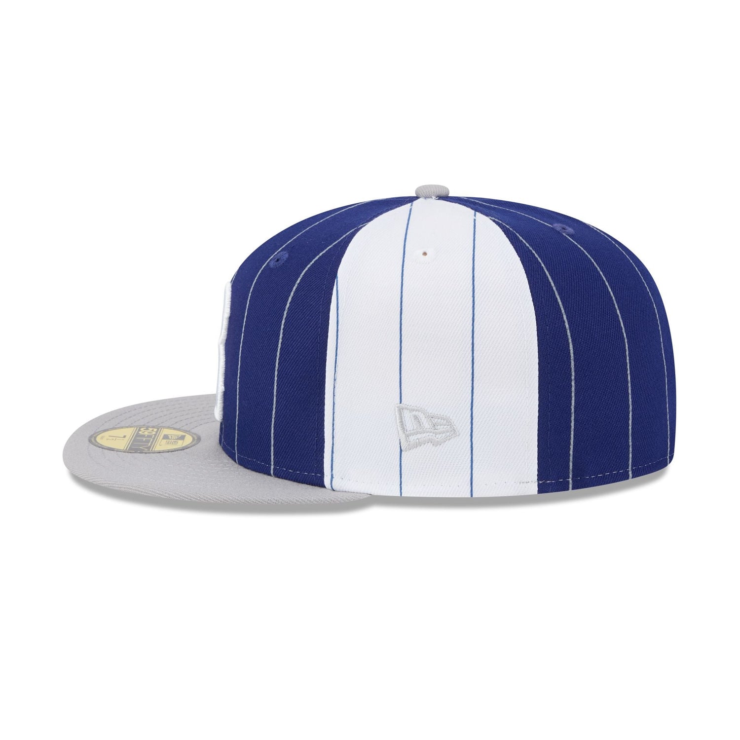Brooklyn Dodgers Pinstripe League Pin 59FIFTY Fitted Hat