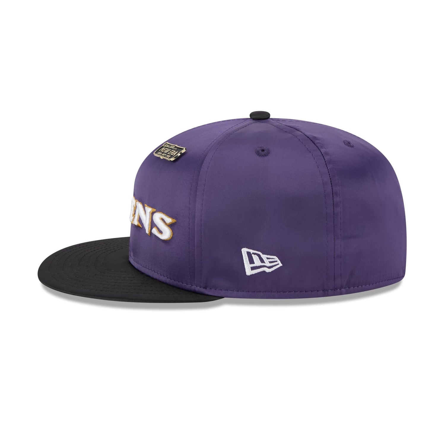 Baltimore Ravens Spring Satin 59FIFTY Fitted Hat