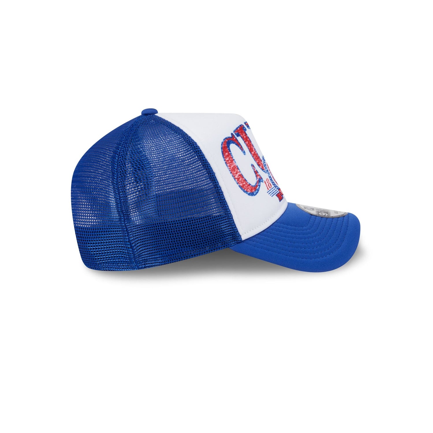 Chicago Cubs Distressed 9FORTY A-Frame Trucker Hat