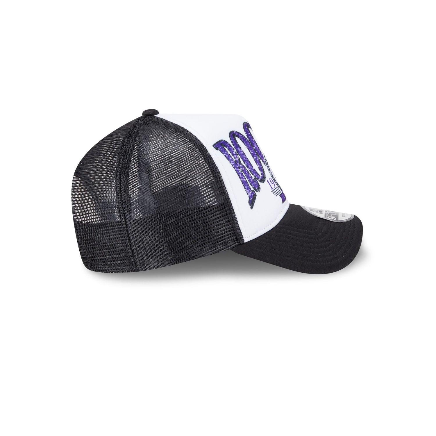 Colorado Rockies Distressed 9FORTY A-Frame Trucker Hat