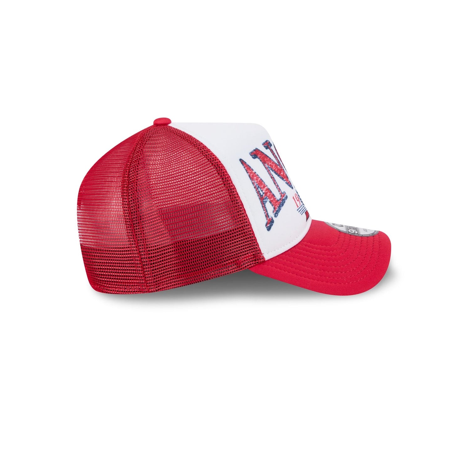 Los Angeles Angels Distressed 9FORTY A-Frame Trucker Hat