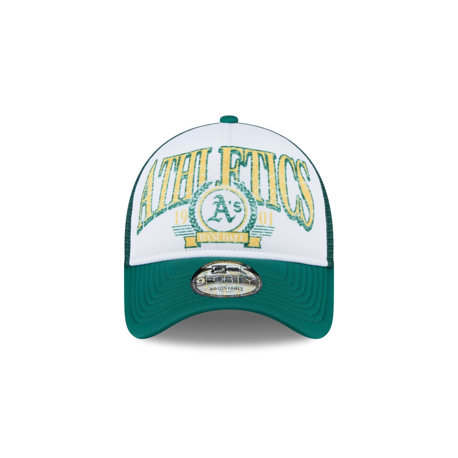 Athletics Distressed 9FORTY A-Frame Trucker Hat