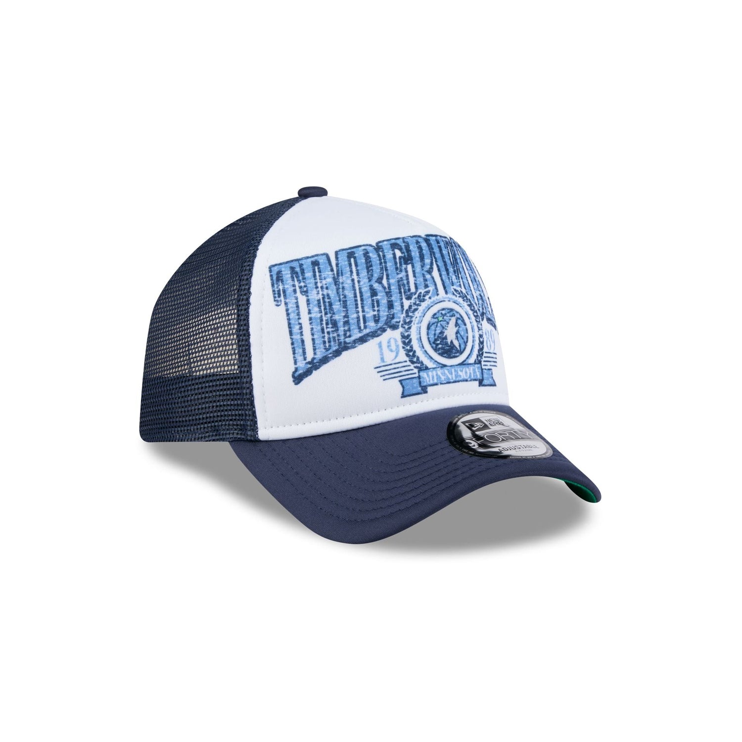 Minnesota Timberwolves Distressed 9FORTY A-Frame Trucker Hat